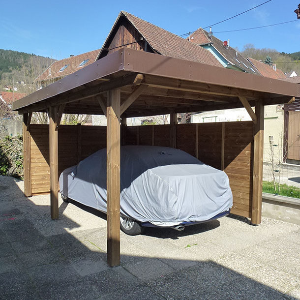 Abris carport en Bois, Woodia