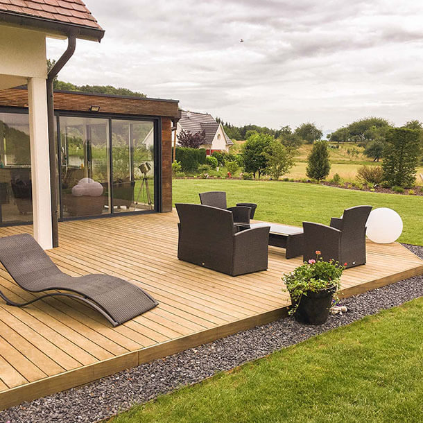 Terrasse en bois Kebony